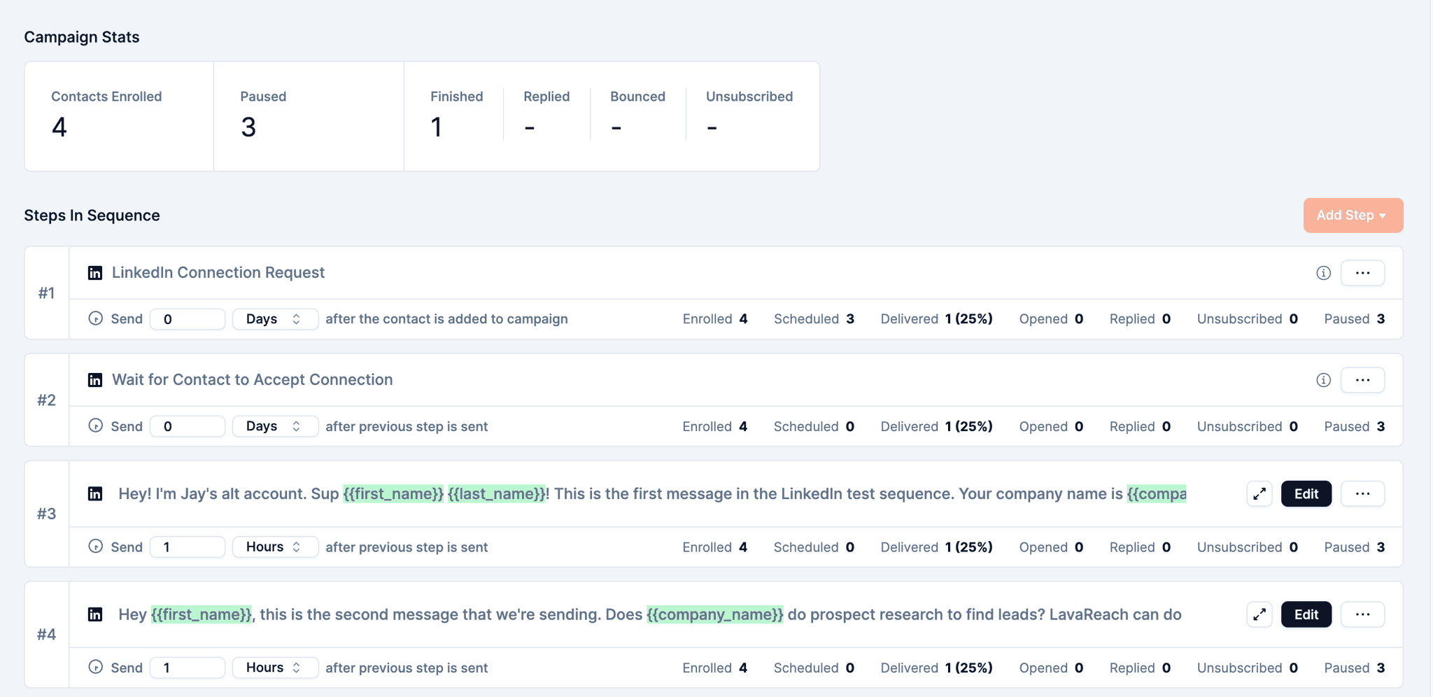 How to Use the LavaReach LinkedIn Sequencer - Guide